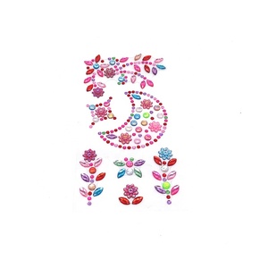 Các loại kích thước tự dính Bling Rhinestone thủ công đồ trang sức đá quý kim cương Sticker đầy màu sắc mô hình khác nhau cho Đảng trang trí - Product Image 2