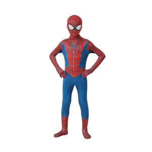 Mono de Spider Man, mono ajustado de hierro, Padre, <span class=keywords><strong>Hijo</strong></span>, fiesta de cumpleaños, Halloween, niño, negro, Spider Man, disfraz de Cosplay para niños - Product Image 1