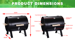<span class=keywords><strong>Barbecue</strong></span> à charbon de bois portable pour l'extérieur <span class=keywords><strong>Barbecue</strong></span> sans fumée <span class=keywords><strong>Barbecue</strong></span> pour 3 à 5 personnes - Product Image 4