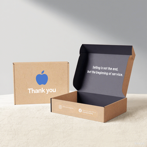Carton de cartes Mailer ondulé Carton biodégradable Emballage personnalisé Produits Papier Boîtes <span class=keywords><strong>d</strong></span>'emballage cadeau - Product Image 1