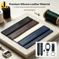 Matériel en cuir de silicone de qualité supérieure Jemery pour la fabrication de bracelets de montre intelligente OEM