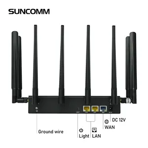 Nouveau SUNCOMM O2 Gaming 5G WiFi routeur sans fil X62 Modem système RF bandes NSA SA réseau maillé VPN IPV4/IPV6 TTL 5G CPE routeur
