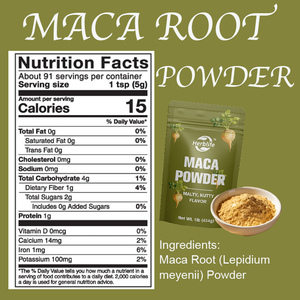 Polvo de Maca OEM/ODM de Venta Caliente, Apoya la Inmunidad, la Energía y el Equilibrio Hormonal, 16 oz (1 lb) – Vegano, Sin Gluten, Sin OMG - Product Image 2
