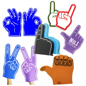 Harga Pabrik Grosir Kustom Bentuk Jari Busa Oranye Besar Pinky untuk Promosi Pesta Jari Busa Tangan Kecil - Product Image 6