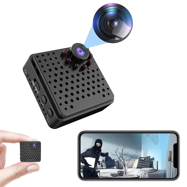 HTech Hot Selling W18 Camera Night Vision Video Voice Recorder Wireless Pocket Cameras Hd 1080p Wifi Home Security Camera