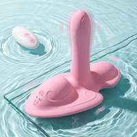 Fernbedienbarer G-Punkt-Dildo-Vibrator mit 10 Vibrationsstufen, wasserdicht, realistisches Gefühl – zum Aufsetzen für Analplug-Massagegerät für Frauen