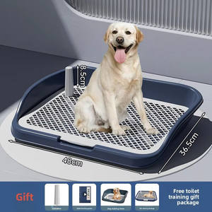 ที่ใส่แผ่น<span class=keywords><strong>ฉี่</strong></span>สุนัขใช้ในร่มถาดรองปัสสาวะสุนัขขนาดใหญ่ถอดออกได้ตะแกรงตาข่ายพลาสติกกล่องทรายแมว - Product Image 5