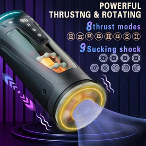 Masturbatore Automatico Riscaldante con Vibrazione per Uomo, Macchina per Sesso Orale, Coppa per Masturbazione, Giocattoli Sessuali, Articoli per Adulti - Product Image 2