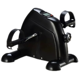 Medical Under <b>Desk</b> <b>Mini</b> Bike Fully Assembled Folding Pedal Exerciser With Electronic Display for Legs and Arms Exercise - Product Image 1