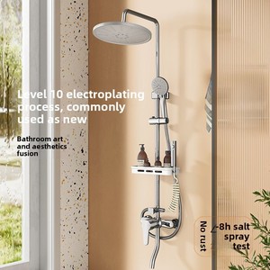 Ensemble <span class=keywords><strong>de</strong></span> <span class=keywords><strong>douche</strong></span> haute pression moderne pour salle <span class=keywords><strong>de</strong></span> bain domestique, pomme <span class=keywords><strong>de</strong></span> <span class=keywords><strong>douche</strong></span> avec fonction <span class=keywords><strong>de</strong></span> surpression, unité autonome - Product Image 5