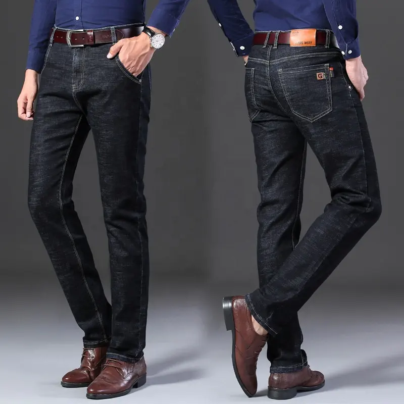 Best selling regular fit men's jeans Black Slim Denim Pants For Men Straight Denim Casual Men's denim Jeans