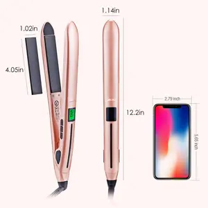 Hot Sale Professional Custom Wholesale Hair Straightener Home Use Hair Straightener for Women Hair Styling Tools LED Electric