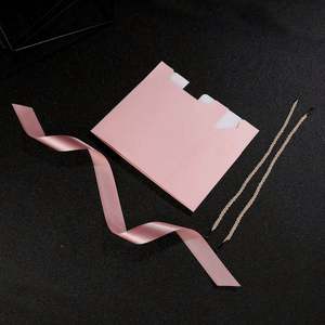 Custom Personalized Logo Sliding Jewelry <b>Box</b> Folding Paper <b>Gift</b> Bags with Rope Handles for Shopping - Product Image 4