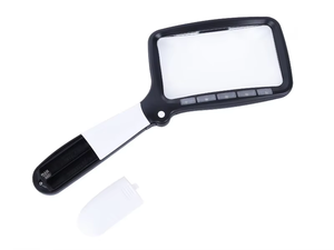 5 lumières LED, <span class=keywords><strong>personne</strong></span> âgée lisant et regardant des journaux, <span class=keywords><strong>loupe</strong></span> pliante en acrylique haute définition - Product Image 3