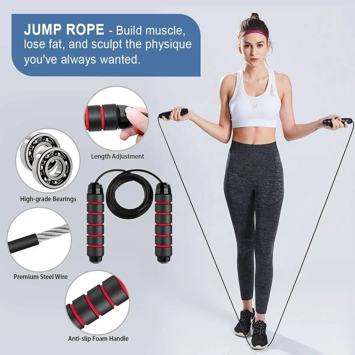 11-in-1 Home Gym Set Workout Fitness Geräte Bauch Übung Muscle Training Abs Ab Rad Roller mit matte