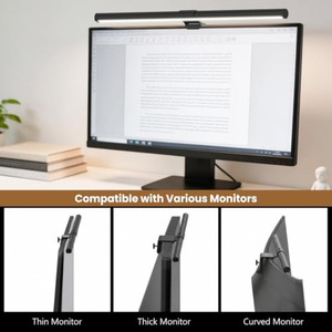 Lámpara de Lectura Colgante con Atenuación Continua, Alimentada por USB, Barra LED Inteligente para Monitor de Computadora, Portátil, Pantalla LED, Lámpara de Escritorio - Product Image 2