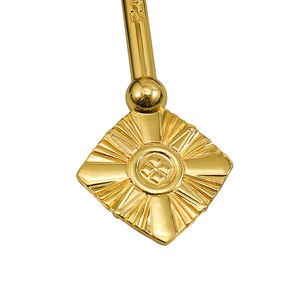 Cruz religiosa para iglesia, aleación de oro y plata, con la mano de Israel, para Bengala, obispo, venta al por mayor - Product Image 6