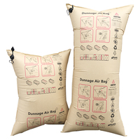 Sac gonflable de protection de conteneur en papier kraft pour l'exportation, réutilisable, pour la logistique mondiale et la protection des marchandises en gros