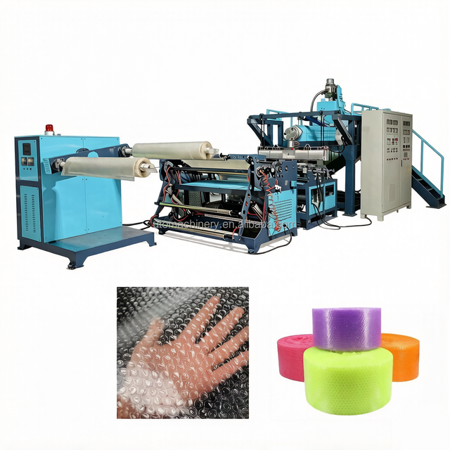 2 Layer LDPE LLDPE Air Bubble Film Making Line