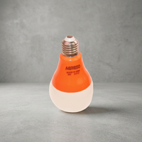 Ampoules LED anti-insectes orange/blanc E27, répulsif spectral contre les moustiques, lampe 220V/380V 7W, nouvelle pour poulailler et jardin