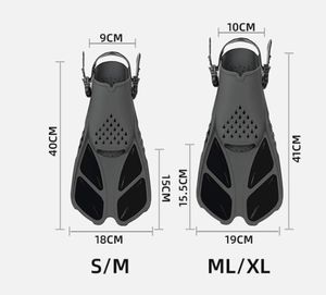 2024ครีบดำน้ำสำหรับฝึกว่ายน้ำว่ายน้ำกลางแจ้งแบบมืออาชีพทำจากซิลิโคนพิมพ์โลโก้ได้ตามต้องการสำหรับกีฬาฟิตเนส USA Mairun USA - Product Image 5