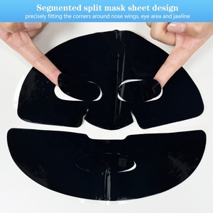 Mascarilla Facial de Hidrogel de Colágeno y Glutatión Negro Cristalizado de Marca Privada OEM, Mascarilla Purificante y Minimizadora de Poros para Manos, Rostro y Nariz - Product Image 5