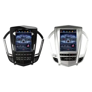 Untuk Cadillac SRX Double Din mobil, Stereo 2 Din Android Radio mobil pemutar MP5 navigasi GPS