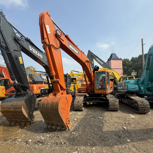 Excavatrice d'occasion Doosan DH220LC-7 pour travaux de construction, poids opérationnel de 22 tonnes, capacité de la benne de 1,18 m, moteur, boîte de vitesses en excellent état - Product Image 3