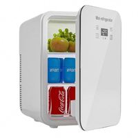 Mini-réfrigérateur et congélateur double usage à porte simple pour cosmétiques, maison et voiture, 220V, compresseur Bristol