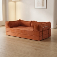 Ensemble de canapé d'angle moderne en tissu de lin durable et écologique avec rembourrage en éponge, livraison directe, mobilier de maison pour appartement aux États-Unis