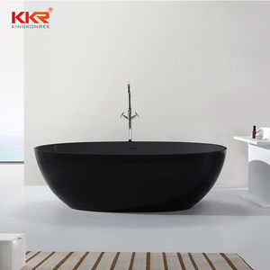 Concrete Grey Stone Solid Surface Marble Vintage <strong>Bathtub</strong> - Product Image 2