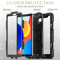Vente en gros pour Redmi Pad SE 8.7 Silicone à base d'eau PC tablette écran lentille étui de protection avec support de bandoulière