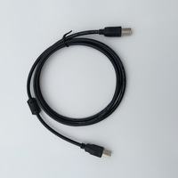 Câble de données USB 2.0 pour imprimante, tout en cuivre, noir, connecteurs USB Type-A vers B mâle/femelle, 15 mètres, 10 mètres