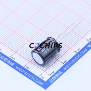 ตัวเก็บประจุอิเล็กโทรไลต์อะลูมิเนียมแบบ Through-Hole รุ่น 100ZL47MEFC10X12.5 ขนาด D10xL12.5 มม. 47uF 20% 100V 450mA-100kHz - Product Image 2