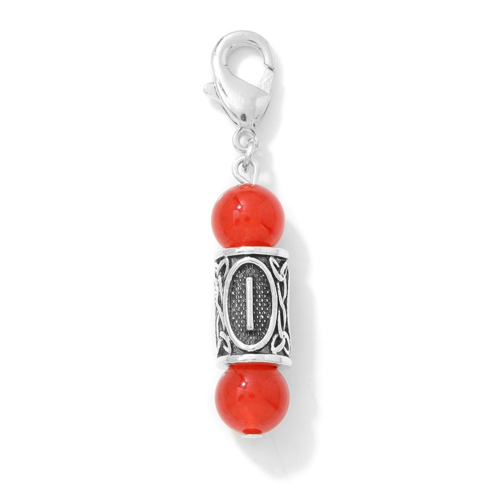 N°3 - pierre rouge et blanche