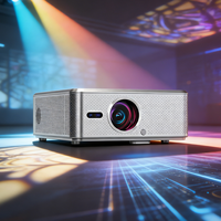 Projecteur LED Portable 1080P 1000 Lumens ANSI Android 9 Mise au Point Automatique Prise en Charge 4K pour Réunions de Bureau et Domicile