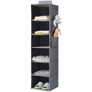 Factory Price New Design Wardrobe Multi Layer Non-woven <b>Collapsible</b> Shelves Hanging Closet <b>Storage</b> Bag Hanging Closet Organizer - Product Image 1