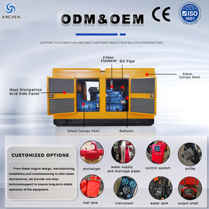 Grupo Electrógeno Diésel Ultrasilencioso 20/30/<span class=keywords><strong>40</strong></span>/50/80/100/150/200KVA, Silencioso, de Bastidor Abierto, Trifásico, 4 Hilos, 1 Año de Garantía - Product Image 5