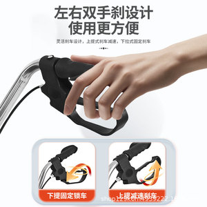 Carrito de Compras Plegable de Cuatro Ruedas, de Aleación de Aluminio, Ligero y Portátil para Personas Mayores, con Cesta de Almacenamiento - Product Image 3