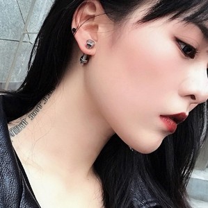 Sanstyle — boucles <span class=keywords><strong>d</strong></span>'oreilles pour hommes, clou <span class=keywords><strong>d</strong></span>'<span class=keywords><strong>oreille</strong></span> en acier inoxydable 316 avec dos à vis - Product Image 6