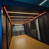 Pergola en aluminium à lames orientables avec éclairage LED 2,5*3m 3*3m 3*3,6m 3*4m, pergola extérieure, supports de pergola, pavillon motorisé de jardin