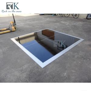 Piste de danse de haute qualité avec plate-forme noire et bords en aluminium - Product Image 2