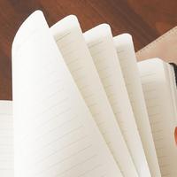 Carnet de notes personnalisé haut de gamme A5 avec couverture en tissu, reliure à cheval, idéal pour le travail et les conférences