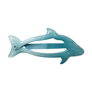 Pinza para el pelo con forma de delfín azul, diseño de nicho, popular y de gran venta en 2026, accesorio para el cabello de niña, joyería de moda al por mayor - Product Image 6