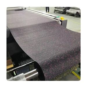 Anti-slip Rubber Floor <b>Mat</b> Shock Absorption Sound-proof Rubber Floor Tiles for <b>GYM</b> - Product Image 1