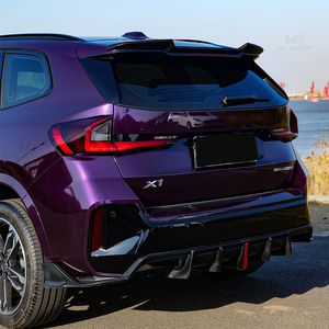 Labbro paraurti posteriore in stile VTEN nero lucido con luce a LED per <span class=keywords><strong>BMW</strong></span> X1 <span class=keywords><strong>U11</strong></span> 2024 + diffusore posteriore stile auto - Product Image 3