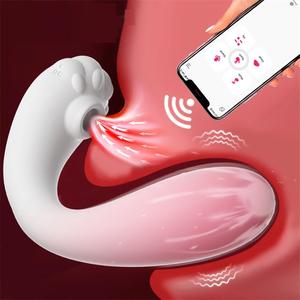 APP Bluetooth G Spot emme yapay penis vibratör <span class=keywords><strong>Clit</strong></span> enayi klitoris stimülatörü kadın mastürbasyon vibratörler seks oyuncakları kadınlar için 18 + - Product Image 1