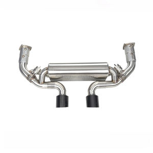 Collecteur d'échappement Catback en acier inoxydable personnalisé pour <span class=keywords><strong>Porsche</strong></span> <span class=keywords><strong>911</strong></span> 991/991.2 GTS Carrera 4 Système de tuyau de silencieux d'échappement - Product Image 1
