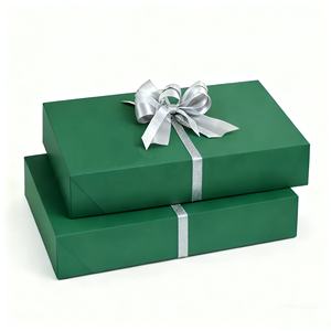 Caixa de Presente de Papelão de Luxo para Atacado, Caixa Magnética de Embalagem Plana com Fita para Roupas e Calçados - Product Image 5