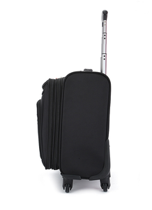 מזוודת טרולי קלה עם לוגו בהתאמה אישית, מזוודה רכה, מזוודת עלייה למטוס, לנסיעות עסקים ופנאי, סיטונאי מהמפעל - Product Image 3